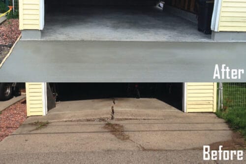 Garage Floors Insulation Drainage Goodmanson Construction